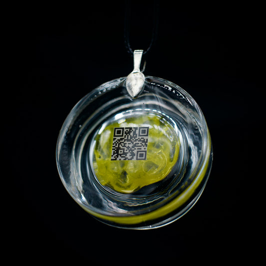 Salty’s Quartz Crystal Faux Concentrates Pendants - Diamonds’n Sauce - Yellow - Large Jar