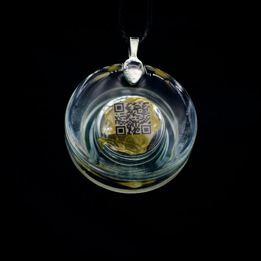 Salty’s Quartz Crystal Faux Concentrates Pendants - Diamonds’n Sauce -Llight Amber - Small Jar