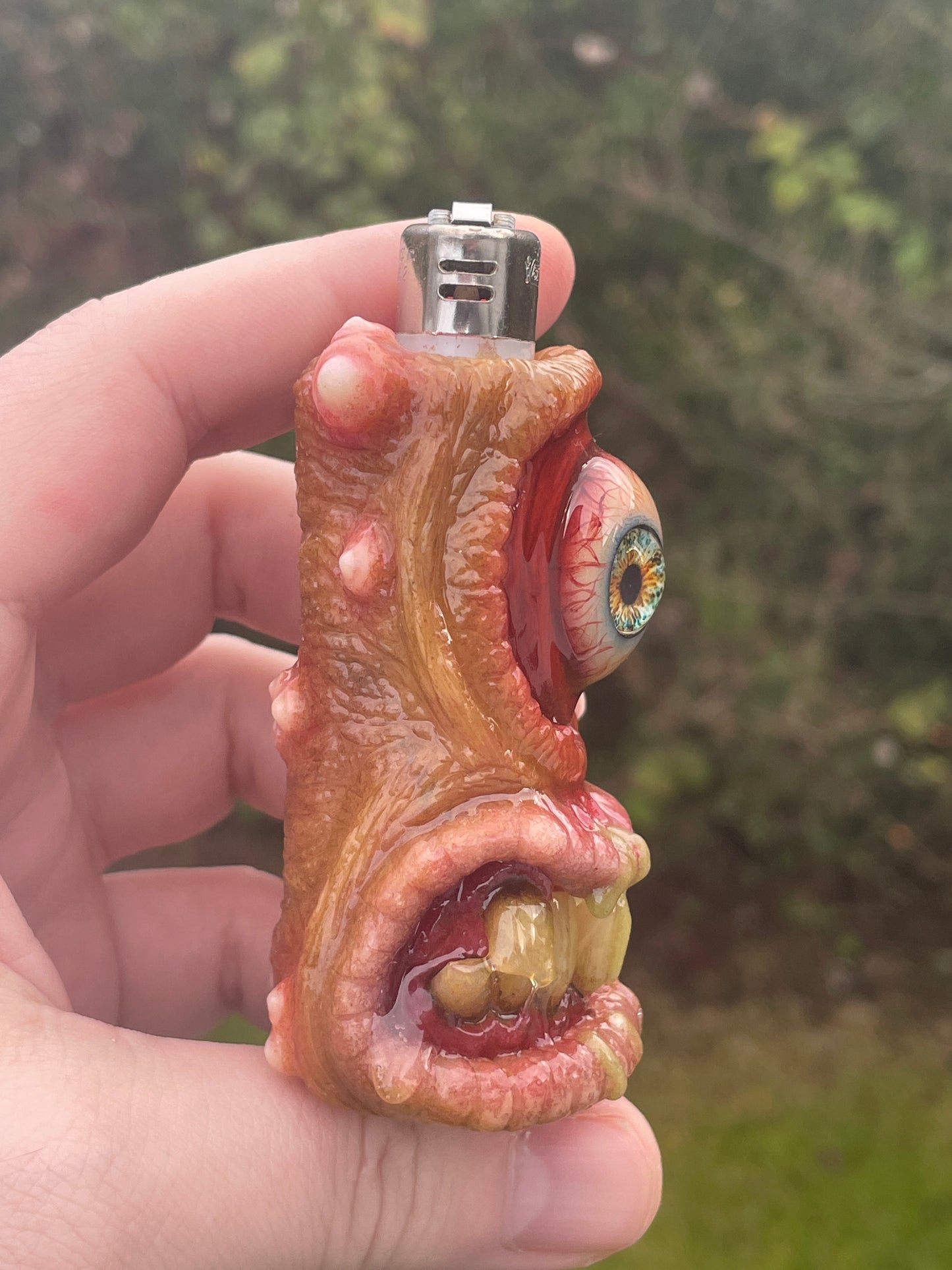 Salty’s Bits - Bic Lighter Cover -Pimply, Snotty, Bulged Eye, Cyclops
