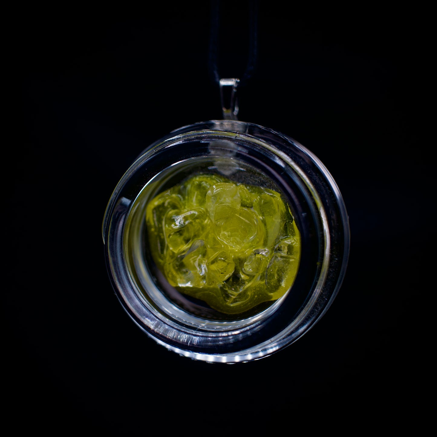 Salty’s Quartz Crystal Faux Concentrates Pendants - Diamonds’n Sauce - Yellow - Large Jar